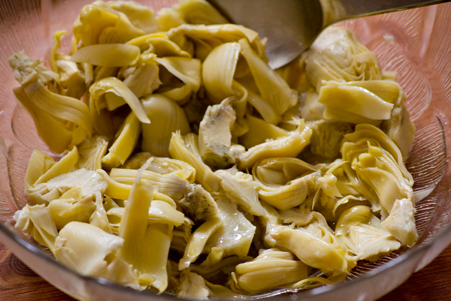 Rucola-Kräuter-Salat mit Artischocken - Rezept - Dishes Delicious Rucola-Kräuter-Salat mit Artischocken - Rezept - Dishes Delicious