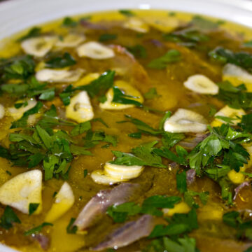 Eingelegte Sardellen auf ligurische Art