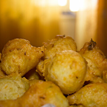 Fritierte Zucchiniblüten, Cilento