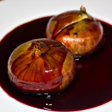 Thymianfeigen in Rotwein