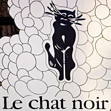 Hier kann man Wein genießen: Das Le chat noir