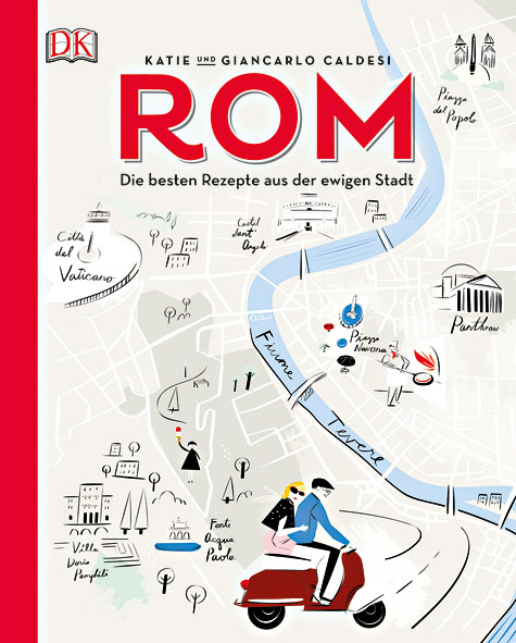 Cover des Kochbuchs "Rom" von Katie und Giancarlo Caldesi