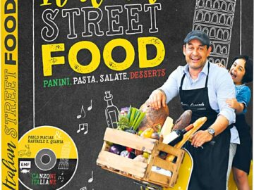 Coverabbildung von Italian Street Food. Zu sehen ist Pablo Macias auf einer gelben Vespa.
