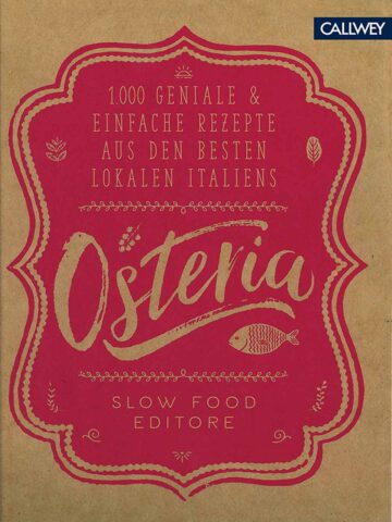 Das Buchcover von "Osteria", einem Kochbuch von Slow Food