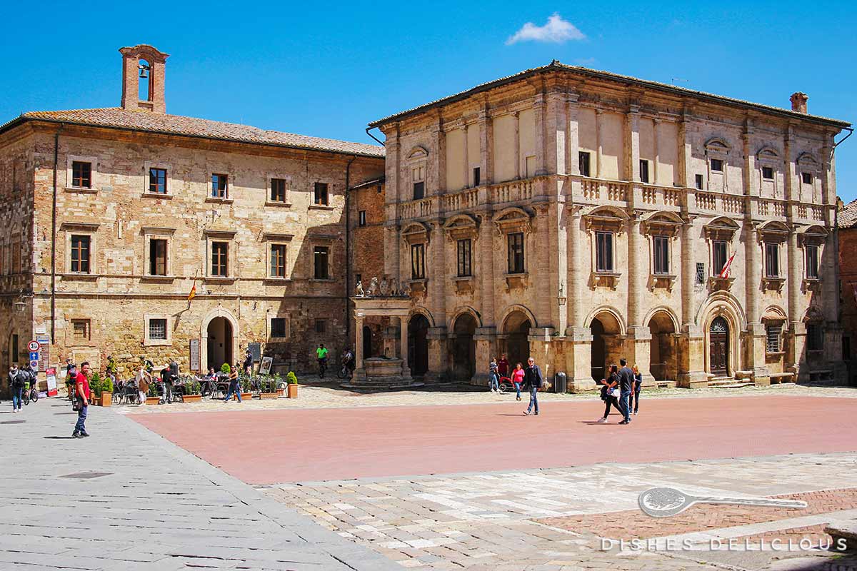 Foto vom Palazzo Nobili-Tarugi in Montepulciano.