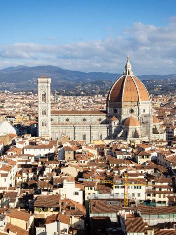 Die Altstadt von Florenz mit dem alles dominierenden Dom.