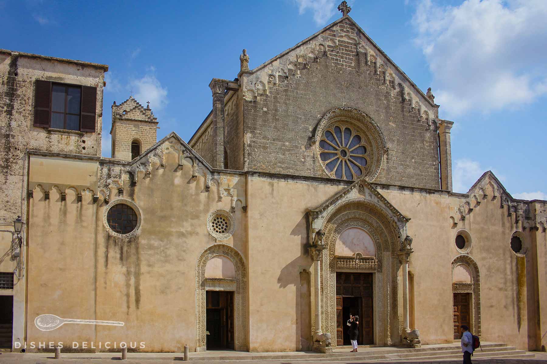Fassade der Basilica Santa Caterina di Alessandria in Galatina.